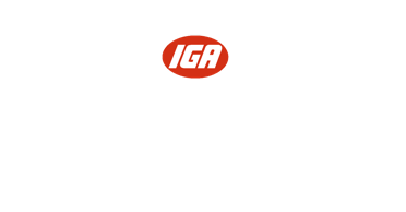 A theme footer logo of Phillips IGA